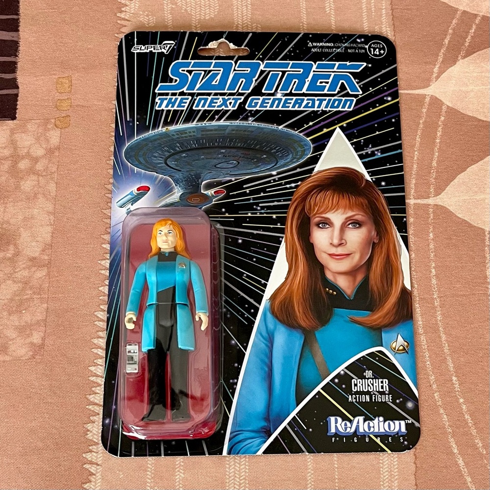 Super7 Reaction Star Trek The Next Generation Dr. Beverly Crusher Figure